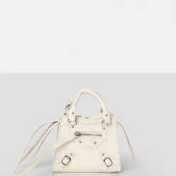 PUBLIC DESIRE - THE BEA ECRU MINI HANDBAG