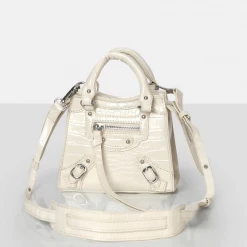 PUBLIC DESIRE - THE BEA ECRU MINI HANDBAG