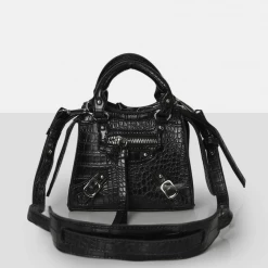 PUBLIC DESIRE - THE BEA BLACK MINI HANDBAG