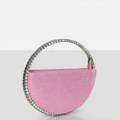 PUBLIC DESIRE - THE ALESSIA BABY PINK MINI HANDBAG