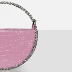 PUBLIC DESIRE - THE ALESSIA BABY PINK MINI HANDBAG