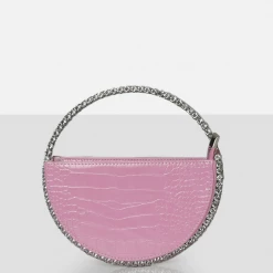 PUBLIC DESIRE - THE ALESSIA BABY PINK MINI HANDBAG