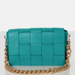 PUBLIC DESIRE - THE MAYAN TEAL SHOULDER BAG