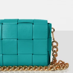 PUBLIC DESIRE - THE MAYAN TEAL SHOULDER BAG