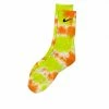 NIKE GREEN ORANGE OMBRE SOCKS