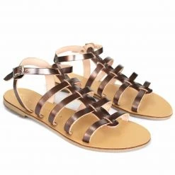 Como Store Women NICOLAS LAINAS 11F BRONZE SANDALS