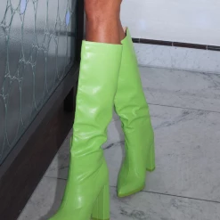 PUBLIC DESIRE - FAR AWAY - LIME GREEN PU