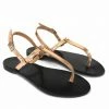Como Store NICOLAS LAINAS 254 COPPER BLACK SANDALS