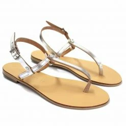 Como Store NICOLAS LAINAS 254 SILVER SANDALS