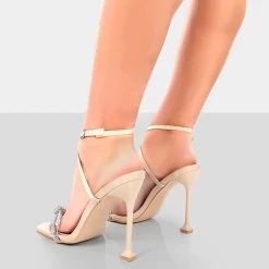 PUBLIC DESIRE - GLITTER - NUDE PATENT