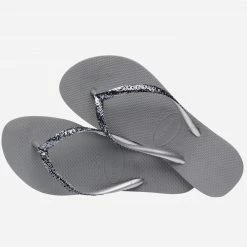 HAVAIANAS SLIM GLITTER II FC STEEL GRAY