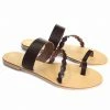 Como Store NICOLAS LAINAS 45 BROWN SANDALS Women