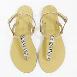 Como Store NICOLAS LAINAS ART 954 PYTHON SANDALS Women