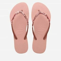 HAVAIANAS SLIM GLITTER II BALLET ROSE