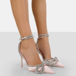 PUBLIC DESIRE - MIDNIGHT PINK WRAP AROUND DIAMANTE