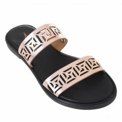 Athena Greek Sandals ATHENA GREEK RM013 ROSE GOLD SANDALS