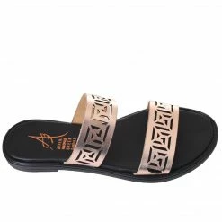 Athena Greek Sandals ATHENA GREEK RM013 ROSE GOLD SANDALS