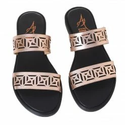 Athena Greek Sandals ATHENA GREEK RM013 ROSE GOLD SANDALS