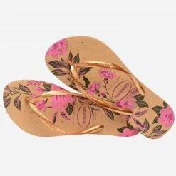 HAVAIANAS SLIM ORGANIC FC DOURADO GOLDEN