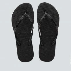 HAVAIANAS SPARKLE ME FC PRETO BLACK