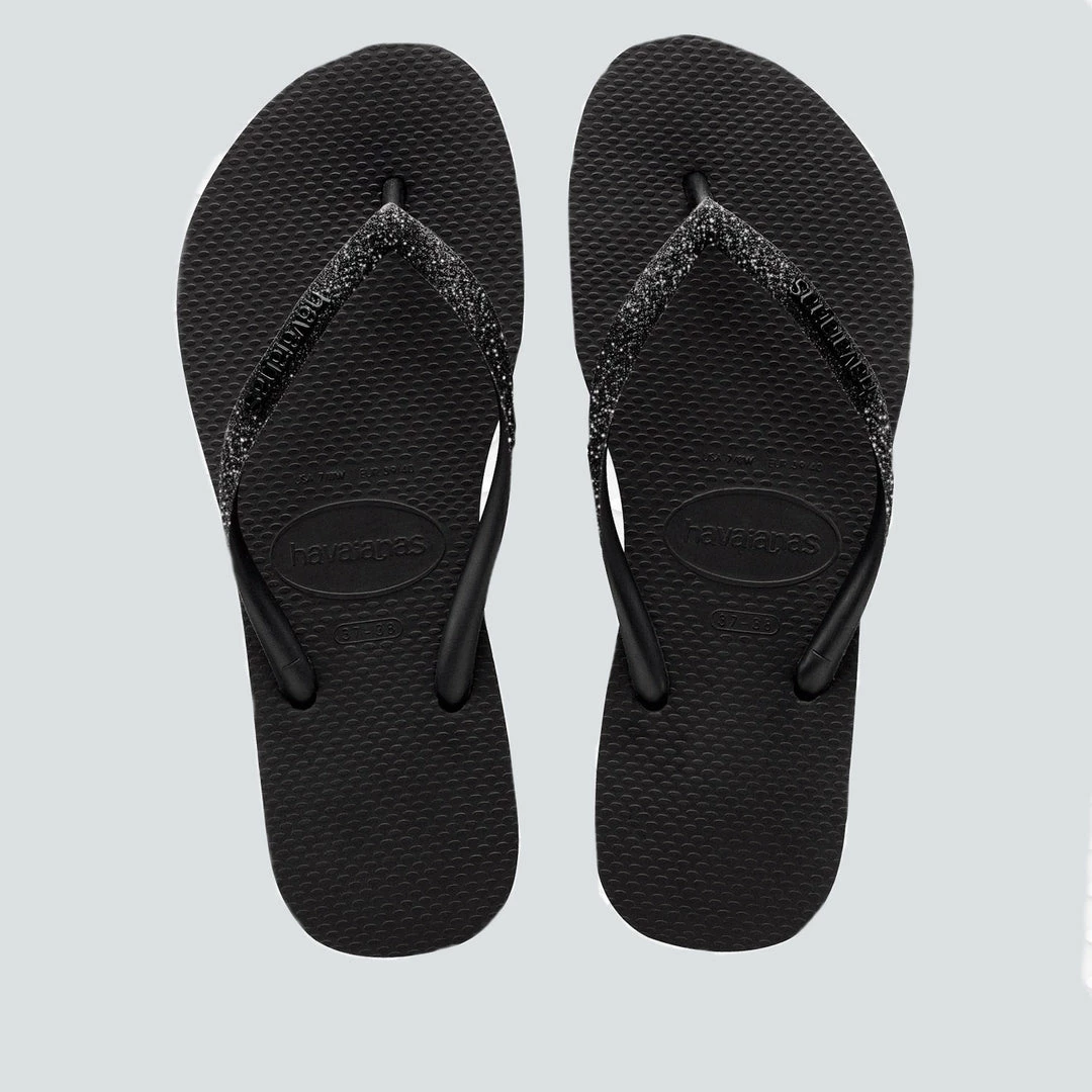 HAVAIANAS SPARKLE ME FC PRETO BLACK