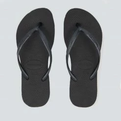 HAVAIANAS SLIM FLATFORM FC PRETO BLACK