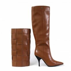 Jeffrey Campbell SKELTER TAN BOOTS