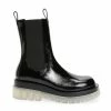 Jeffrey Campbell TANKED PATENT CRINKLE BOOTS