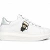 KARL LAGERFELD IKONIC WHITE SILVER SNEAKER