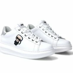 KARL LAGERFELD IKONIC WHITE SILVER SNEAKER