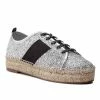 KENDALL + KYLIE JURY SILVER ESPADRILLE