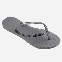 HAVAIANAS SLIM GLITTER II FC STEEL GRAY
