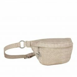 KENDALL + KYLIE MARIANA CREAM CROC WAIST BAG