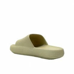 KENDALL + KYLIE SMOOSH BEIGE SLIDES