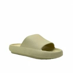 KENDALL + KYLIE SMOOSH BEIGE SLIDES