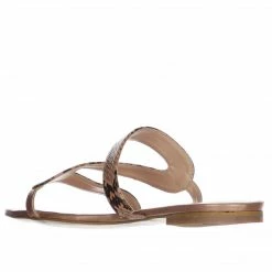 KENDALL + KYLIE BAHAMA SNAKE NUDE SLIDE