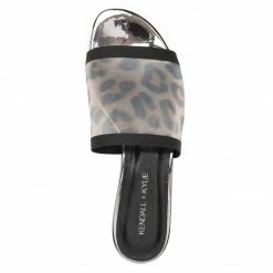 KENDALL + KYLIE BANA LEOPARD SLIDE