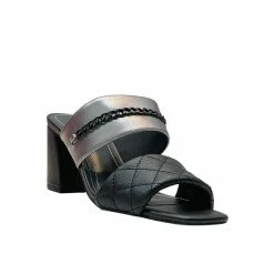 KENDALL + KYLIE CHAIN BLACK HEELS