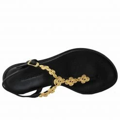 MAKIS KOTRIS D-802 BLACK SANDALS