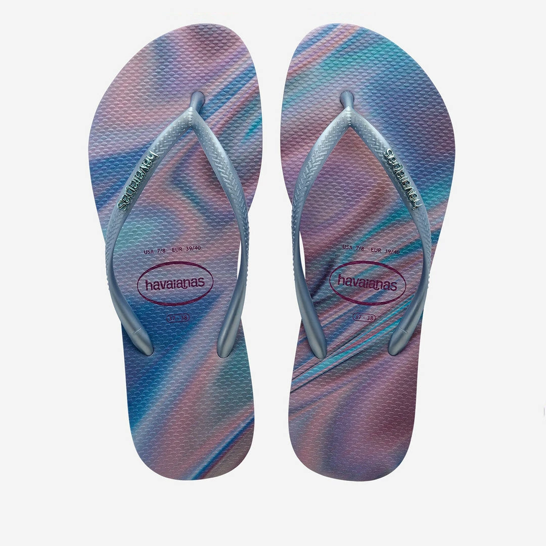 HAVAIANAS SLIM IRIDESCENT LILAC CALMO