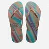 HAVAIANAS SLIM IRIDESCENT SAND GREY
