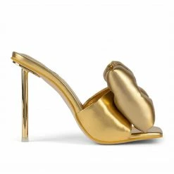 JEFFREY CAMPBELL BIG BOW GOLD