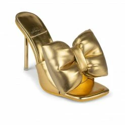 JEFFREY CAMPBELL BIG BOW GOLD