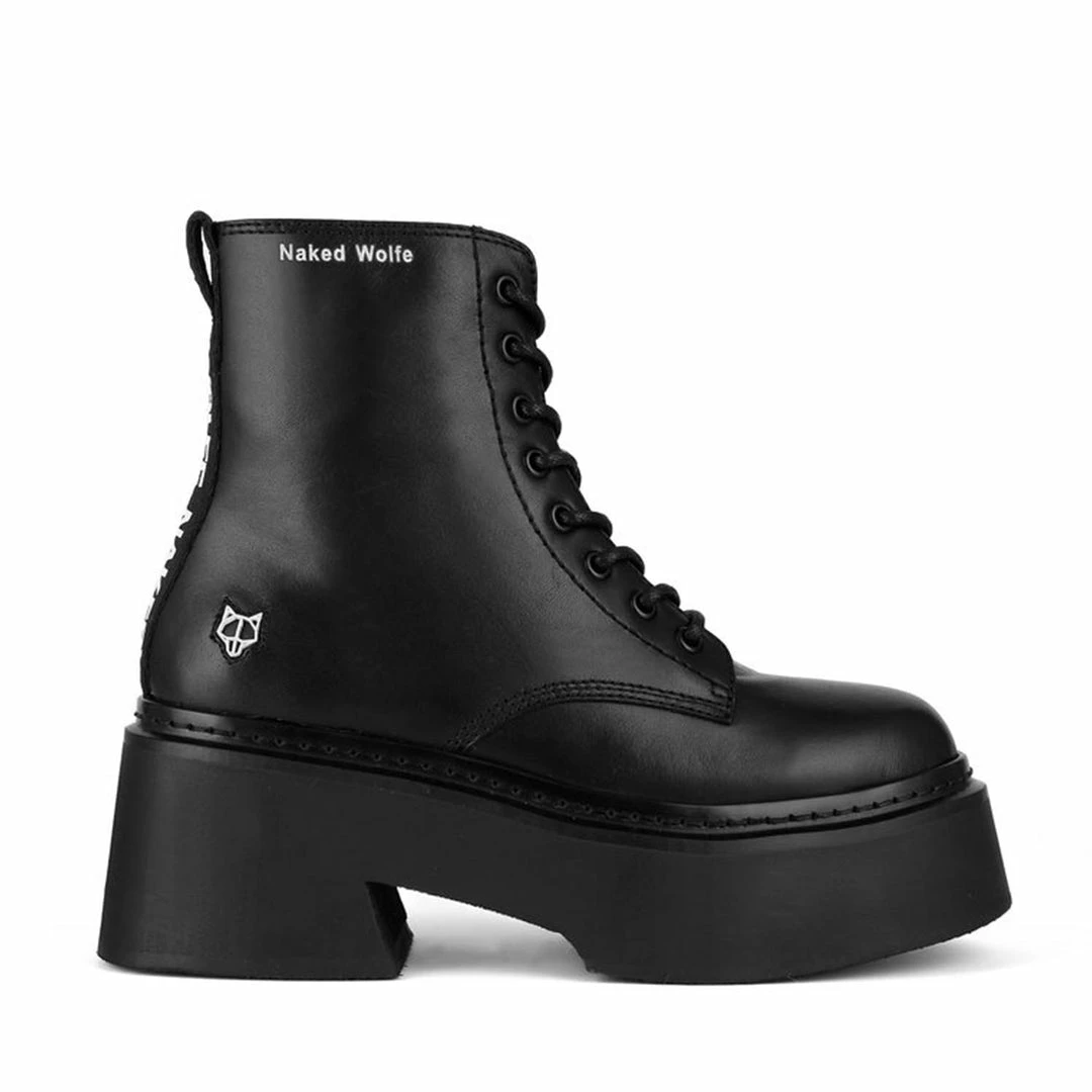 NAKED WOLFE MAYFAIR BLACK BOOTS