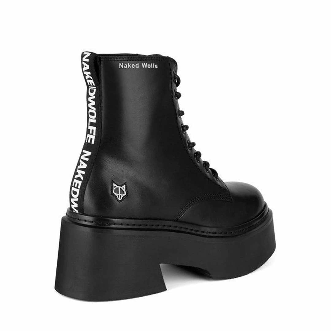 NAKED WOLFE MAYFAIR BLACK BOOTS