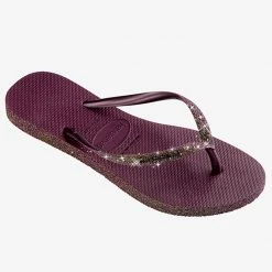 HAVAIANAS SLIM SPARKLE II AUBERGINE