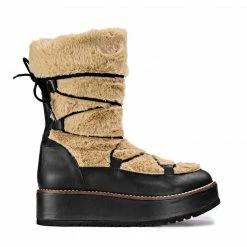 POPA APRES SKI BLACK LEATHER BOOTS