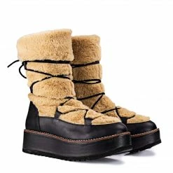 POPA APRES SKI BLACK LEATHER BOOTS