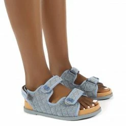 Como Store PUBLIC DESIRE CARMEN DENIM SANDALS