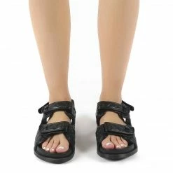 Como Store PUBLIC DESIRE MAEVE BLACK WIDE FIT SANDAL BLACK